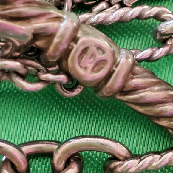 David Yurman Quatrefoil Pearl and Diamond Multistrand Necklace - Picture 5 of 5